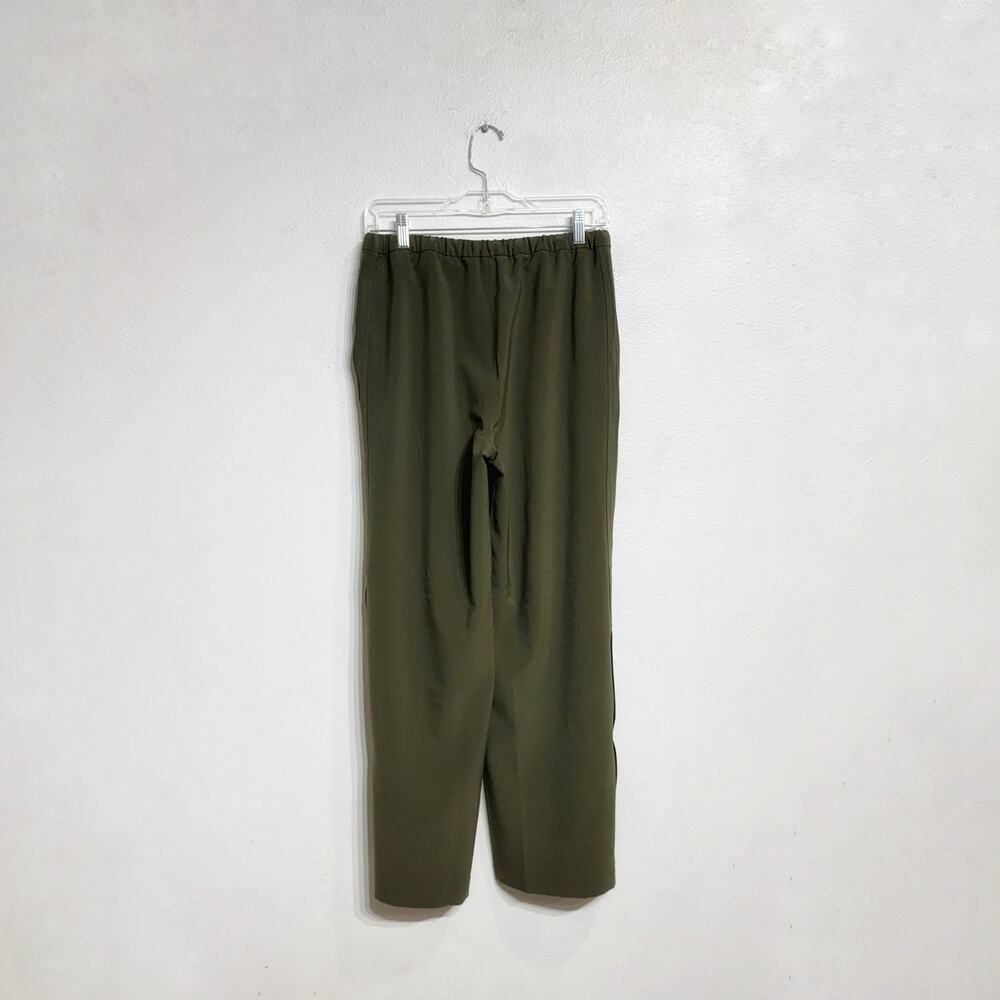 Athleta Olive Green Snap Side Drawstring Pants Sz XS - Picture 10 of 11